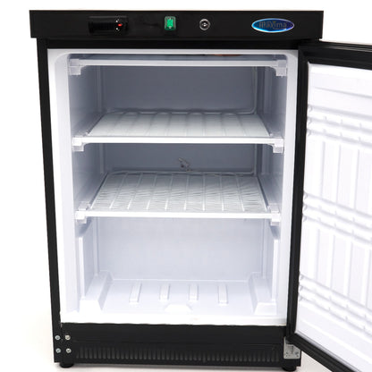 Maxima Upright Freezer, 200 L, 2 Fixed Shelves, Black, additional view