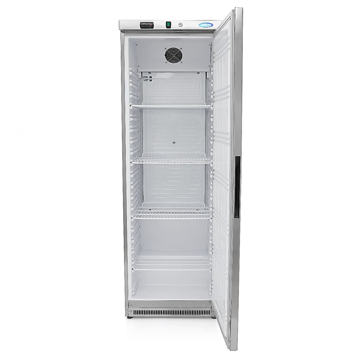 Maxima Fridge 400 L, 4 Adjustable Shelves, Stainless Steel, additional view