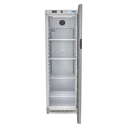 Maxima Fridge 400 L, White, with Glass Door, additional view