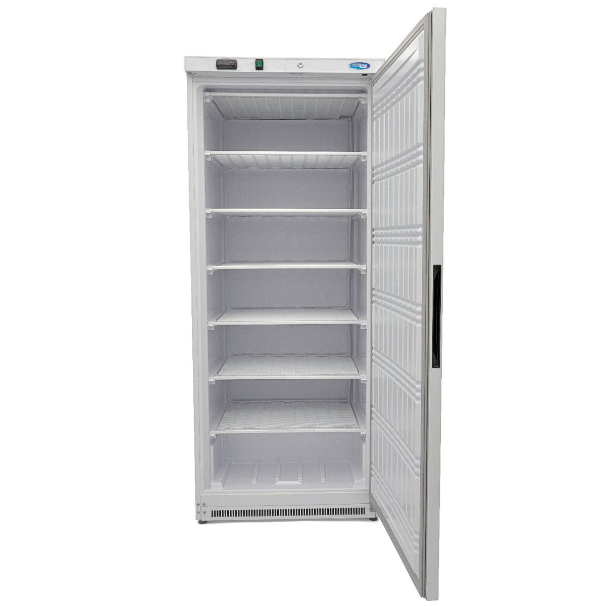 Maxima Upright Freezer, 600 L, 6 Fixed Shelves, White, additional view