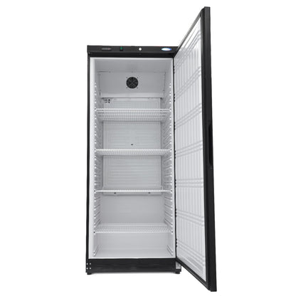 Maxima Fridge 600 L, 4 Adjustable Shelves, Black, additional view