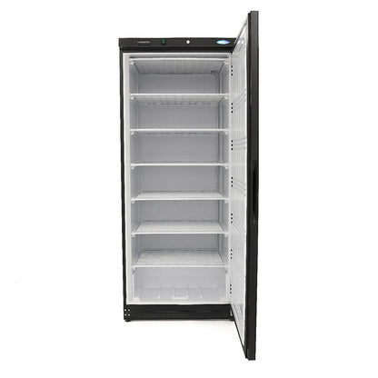 Maxima Upright Freezer, 600 L, 6 Fixed Shelves, Black, additional view
