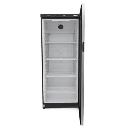 Maxima Fridge 600 L, Black, with Glass Door, additional view