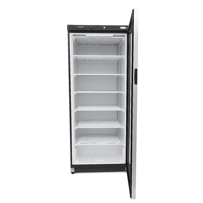 Maxima Upright Freezer, 600 L, Glass Door, Black, additional view