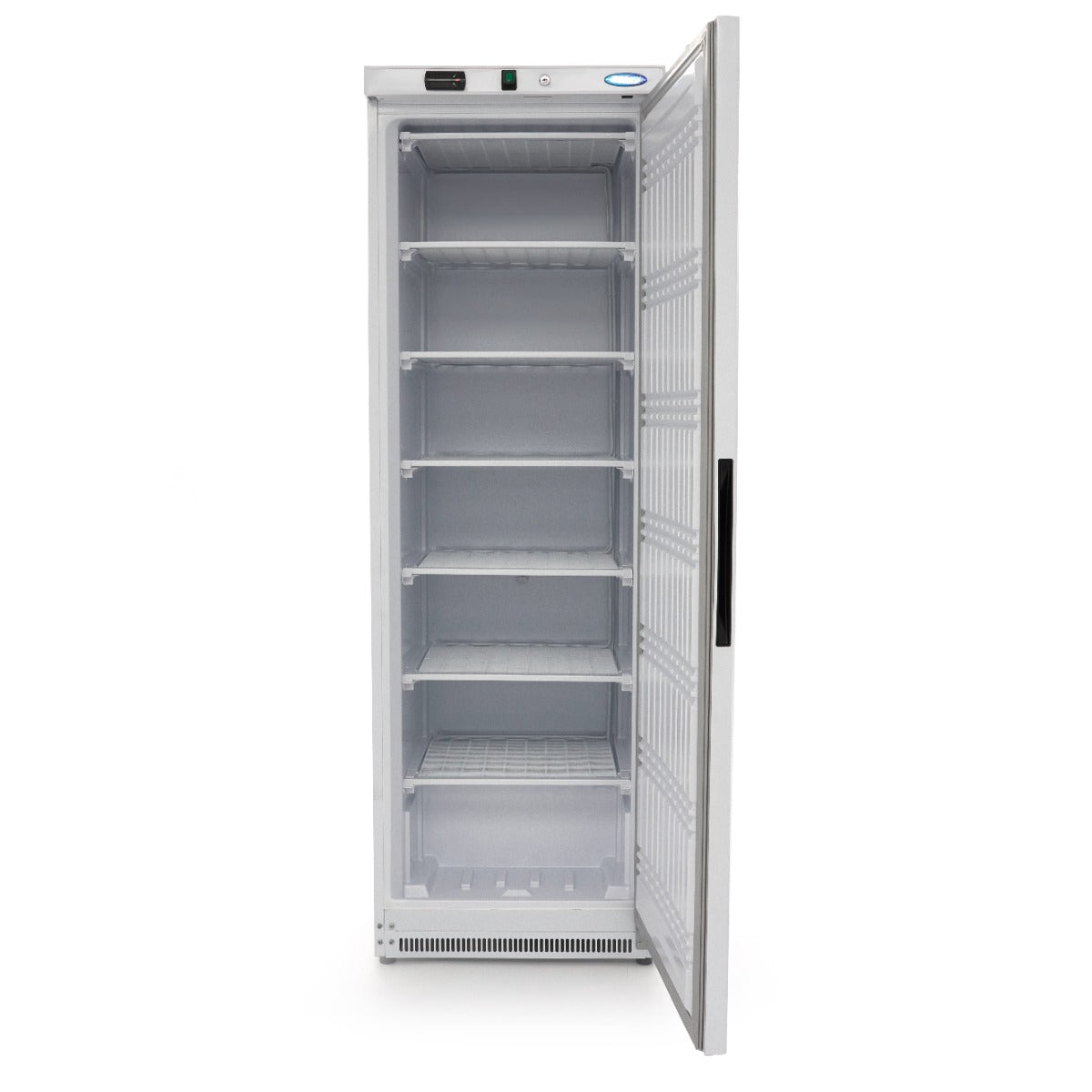 Maxima Upright Freezer, 400 L, 6 Fixed Shelves, White, additional view