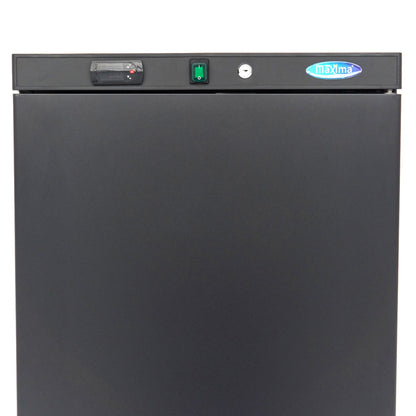 Maxima Upright Freezer, 400 L, 6 Fixed Shelves, Black, additional view