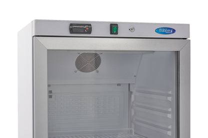 Maxima Fridge 400 L, White, with Glass Door, additional view