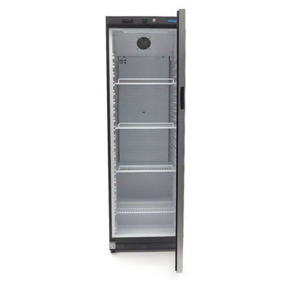 Maxima Fridge 400 L, Black, with Glass Door, additional view