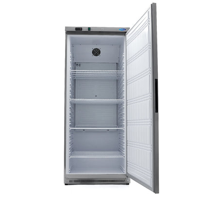 Maxima Fridge 600 L, 4 Adjustable Shelves, Stainless Steel, additional view