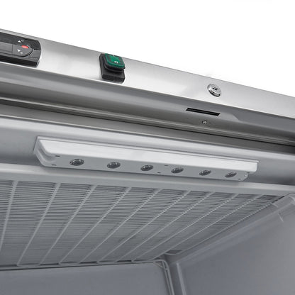 Maxima Upright Freezer, 600 L, Glass Door, Stainless steel, additional view