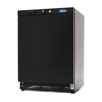 Maxima Upright Freezer, 200 L, 2 Fixed Shelves, Black, product photo