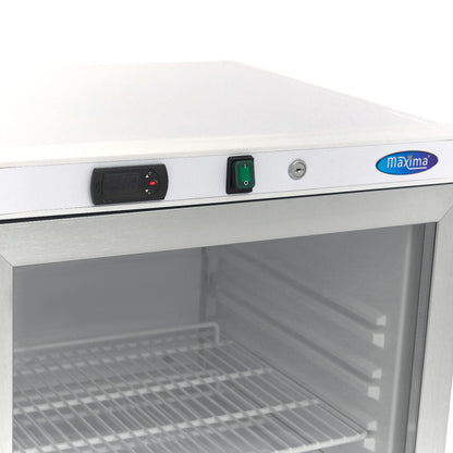 Maxima Fridge 200 L, White, with Glass Door, additional view