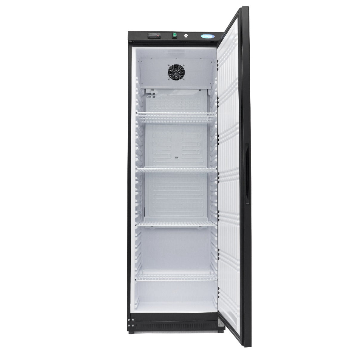 Maxima Fridge 400 L, 4 Adjustable Shelves, Black, additional view