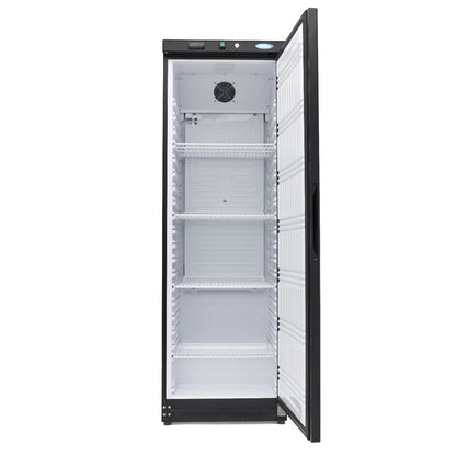 Maxima Fridge 400 L, 4 Adjustable Shelves, Black, additional view
