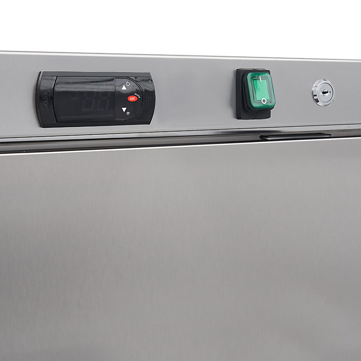 Maxima Upright Freezer, 400 L, 6 Fixed Shelves, Stainless steel, additional view