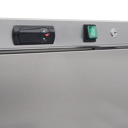 Maxima Upright Freezer, 400 L, 6 Fixed Shelves, Stainless steel, additional view