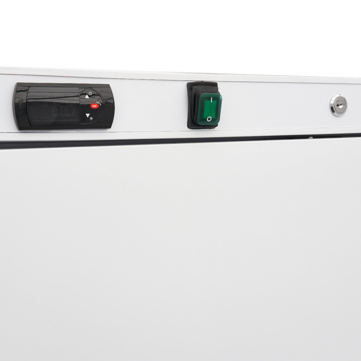 Maxima Upright Freezer, 600 L, 6 Fixed Shelves, White, additional view