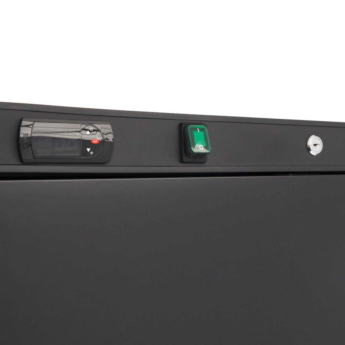 Maxima Fridge 600 L, 4 Adjustable Shelves, Black, additional view