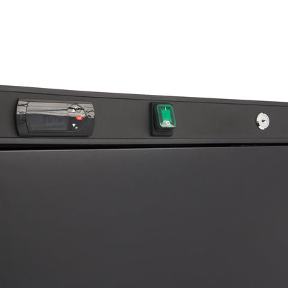 Maxima Fridge 600 L, 4 Adjustable Shelves, Black, additional view