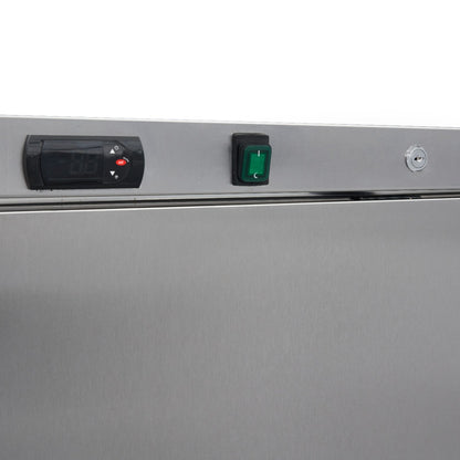 Maxima Upright Freezer, 600 L, 6 Fixed Shelves, Stainless steel, additional view