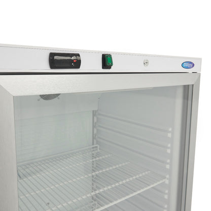 Maxima Fridge 600 L, White, with Glass Door, additional view