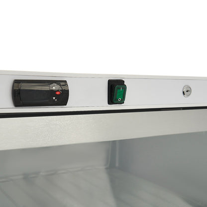 Maxima Upright Freezer, 600 L, Glass Door, White, additional view