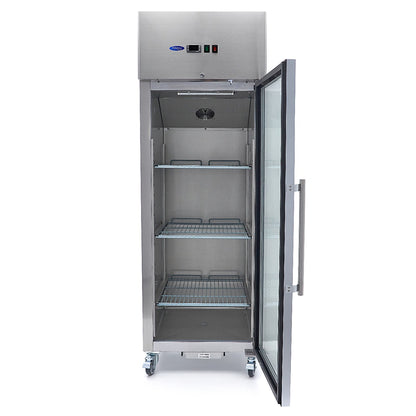 Maxima Fridge 600 L, 2/1 GN, Glass Door, Stainless Steel, additional view