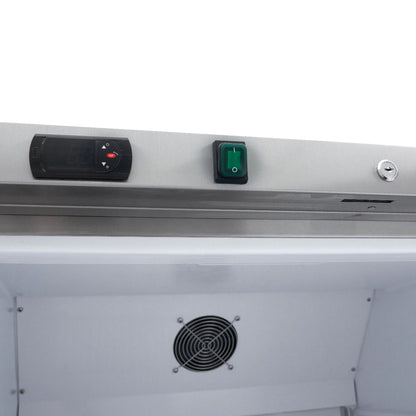 Maxima Fridge 600 L, 4 Adjustable Shelves, Stainless Steel, additional view