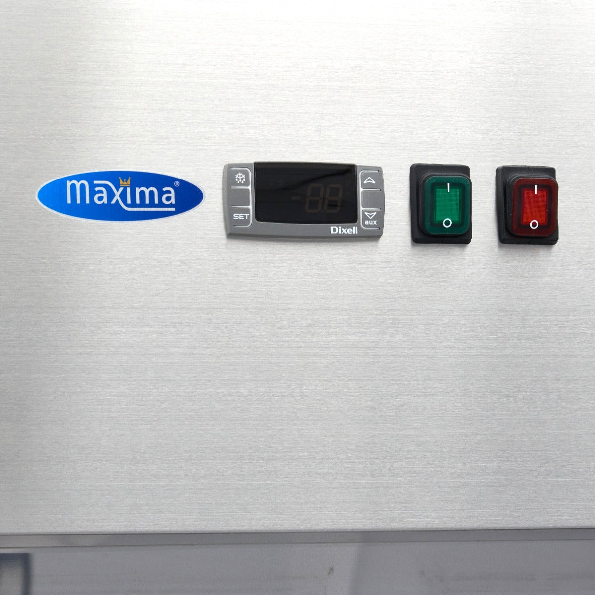 Maxima Upright Freezer, 1200 L, 2 Glass Doors, GN 2/1, 6 Shelves, additional view
