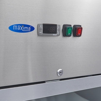 Maxima Upright Freezer, 700 L, Glass Door, GN 2/1, 3 Shelves, additional view