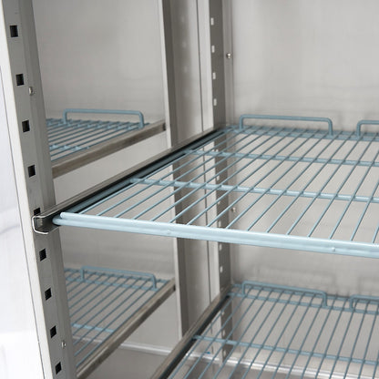 Maxima Fridge 1400 L, 2/1 GN, Glass Doors, Stainless Steel, additional view