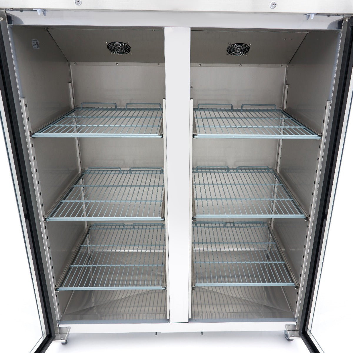 Maxima Upright Freezer, 1200 L, 2 Glass Doors, GN 2/1, 6 Shelves, additional view