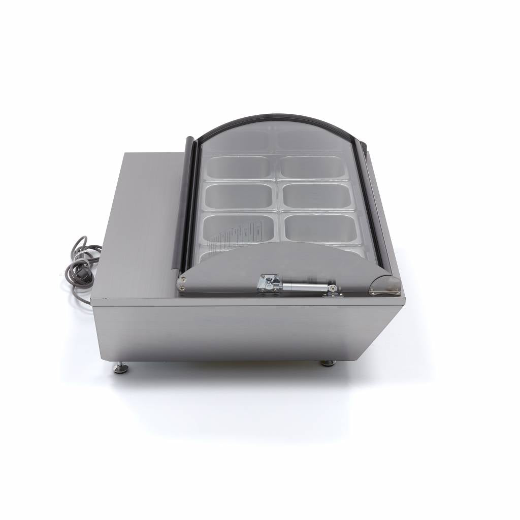 Maxima Tabletop Saladette, 67 L, 8 x 1/6 GN, additional view