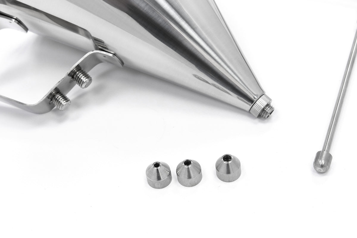 Maxima Batter Dispenser, Stainless Steel, 1.6 L, 3 Outlet Sizes, additional view