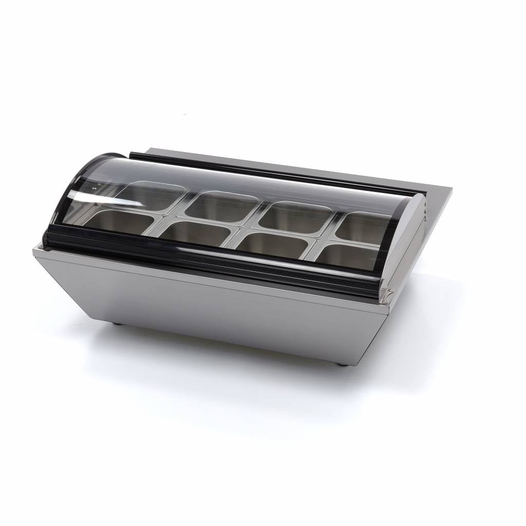 Maxima Tabletop Saladette, 67 L, 8 x 1/6 GN, additional view
