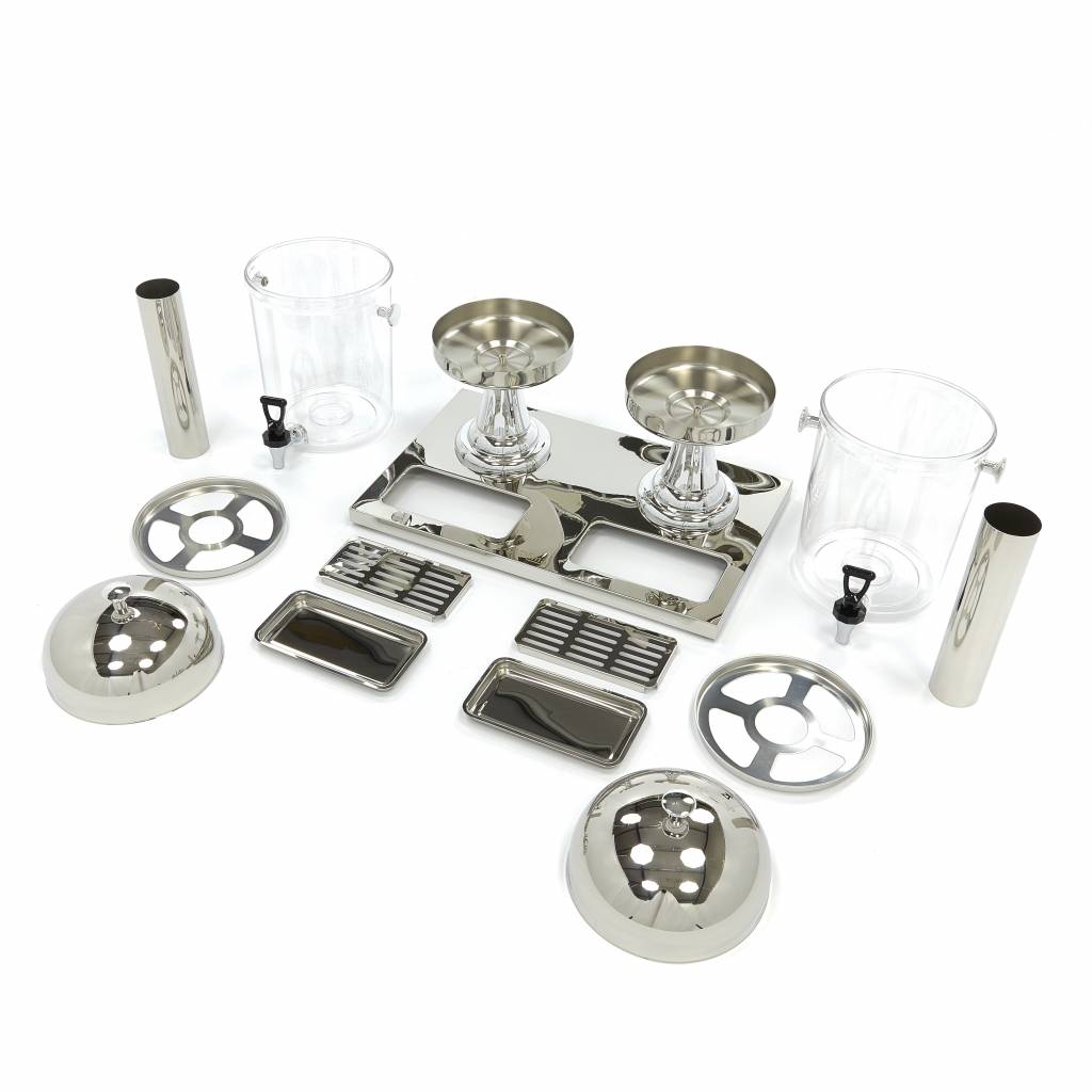 Maxima Drinks Dispenser, 2 x 8 L, No Power, Ice-Cooled, additional view