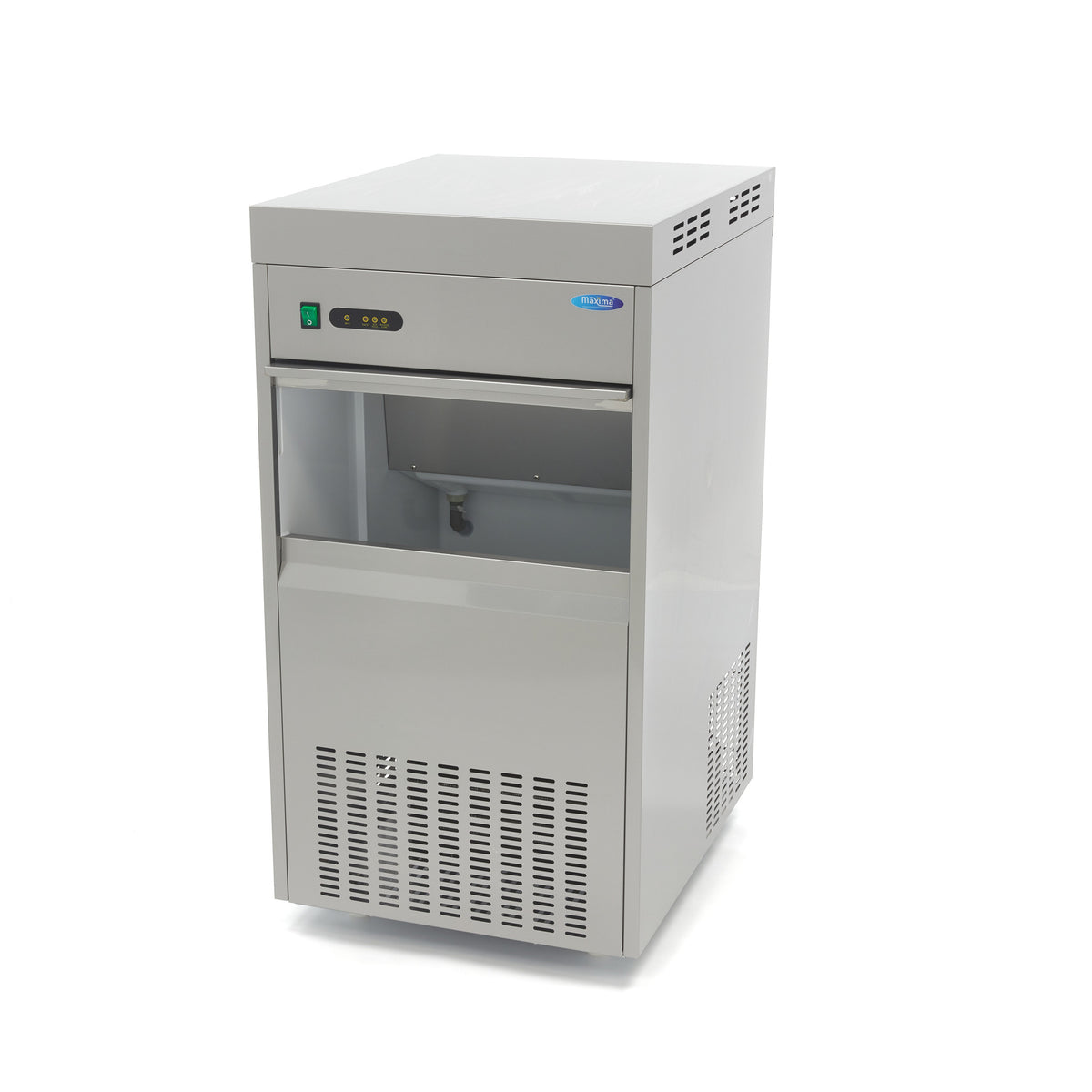 Maxima Crushed Ice Machine M-ICE 130, Air-Cooled, 40 kg Bin, additional view