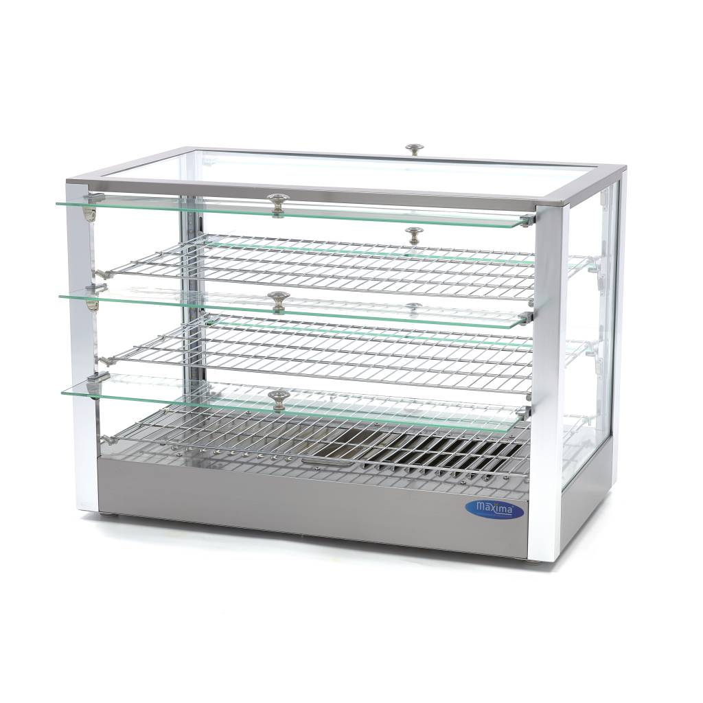 Maxima Heated Food Display, 115 L, 3 Shelves, additional view
