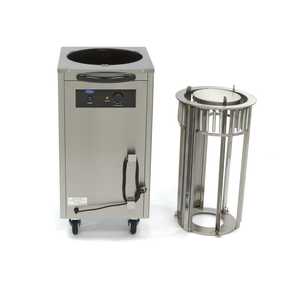 Maxima Plate Warmer, 40 Plates, Ø30 cm, on Wheels, additional view