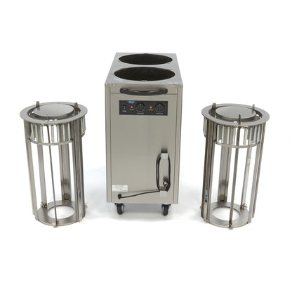 Maxima Plate Warmer, 80 Plates, Ø30 cm, on Wheels, additional view