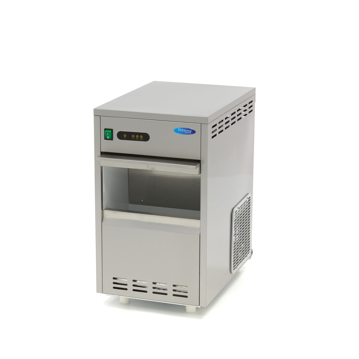 Maxima Crushed Ice Machine M-ICE 30, Water-Cooled, 7 kg Bin, additional view