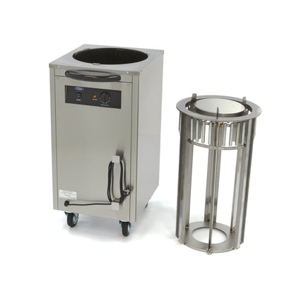 Maxima Plate Warmer, 40 Plates, Ø30 cm, on Wheels, additional view