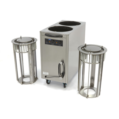 Maxima Plate Warmer, 80 Plates, Ø30 cm, on Wheels, additional view