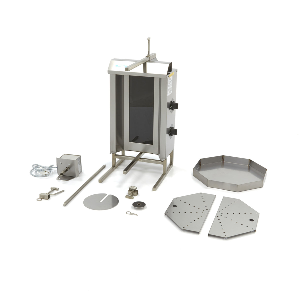 Maxima Kebab Grill, 2 Burners, 20 kg Meat, Electric, Top Motor, additional view
