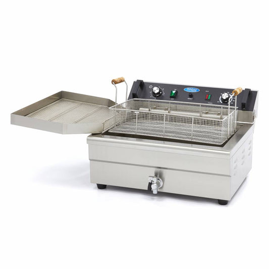 Maxima Deep Fryer, 20 L, 1 Basket, Drain Tap, 400 V, additional view
