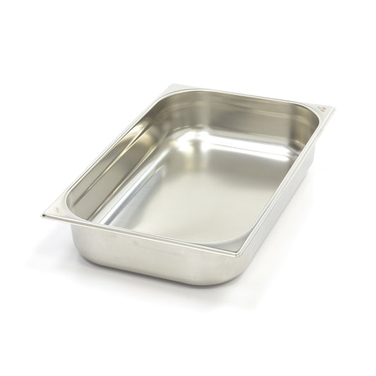 Maxima Gastronorm Container GN 1/1, Stainless Steel, 10 cm Deep, product photo
