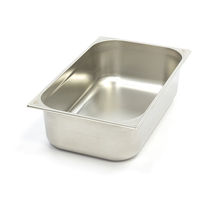 Maxima Gastronorm Container GN 1/1, Stainless Steel, 15 cm Deep, product photo