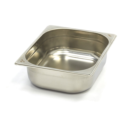 Maxima Gastronorm Container GN 1/2, Stainless Steel, 10 cm Deep, product photo