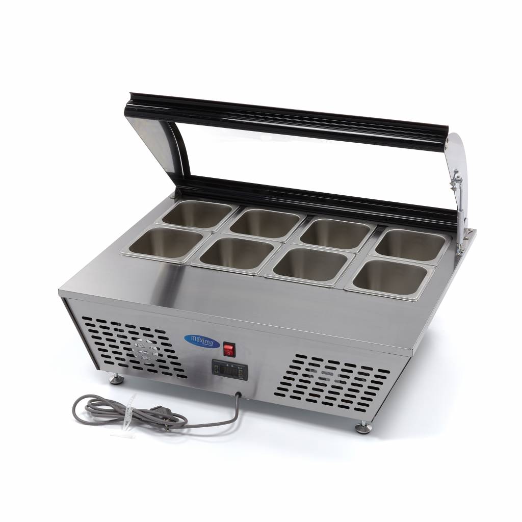 Maxima Tabletop Saladette, 67 L, 8 x 1/6 GN, additional view