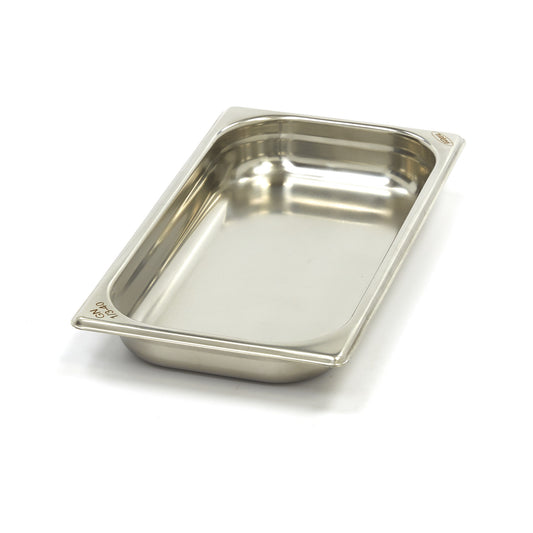 Maxima Gastronorm Container, 1/3 GN, 4 cm Deep, Stainless Steel, product photo